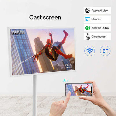 27인치 RK3566 8+128GB 대형 메모리 스탠드 바이 미 휴대용 TV 라이브 스트리밍 기계