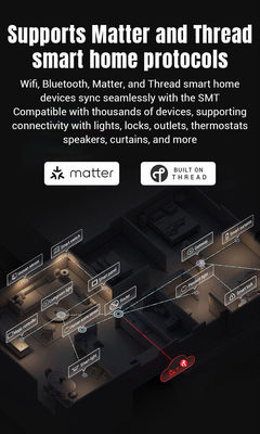 벽에 장착된 POE NFC 스마트 홈 태블릿 10.1인치 터치 스마트 홈 제어 화면