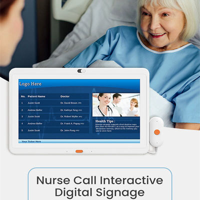 커스터마이징 13.3인치 RK3399 CPU 5.0M/P 카메라와 함께 벽에 장착 된 의료용 병원 태블릿