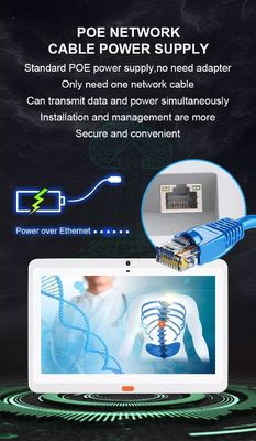 15.6인치 RK3399 POE 벽에 장착된 안드로이드 태블릿 PC 의료 태블릿 병원용