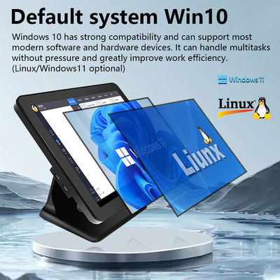 새로운 디자인 17인치 N5095 CPU POS 머신 8+256GB 대용량 메모리 Win10 소매 캐시 레지스터 POS 터미널