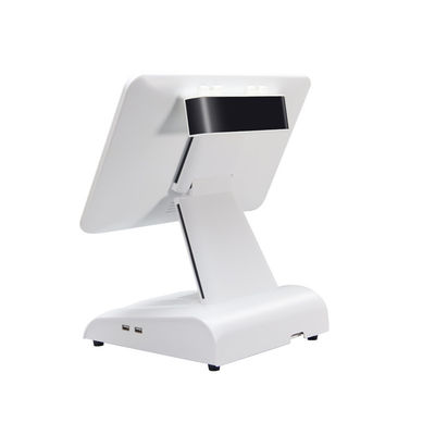 15인치 N2840 데스크톱 POS 머신 레스토랑 POS 터미널 2+32GB 고객 디스플레이와 함께 온인원 POS 시스템