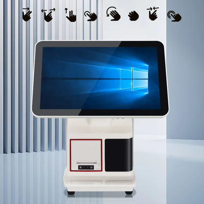 안드로이드 운영 체제 15.6 인치 듀얼 터치 스크린 Epos 청구 및 현금 등록 장치 모두 하나