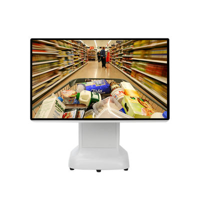 Win 금전 등록기 POS 기계 심플 스타일 플라스틱 디자인 및 15.6인치 듀얼 스크린 올인원 (Win용)