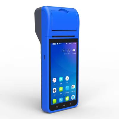 Android 8.1 운영체제 5.5인치 NFC POS 시스템 핸드헬드 계산원 POS 기기, 58mm 열전사 영수증 프린터 포함