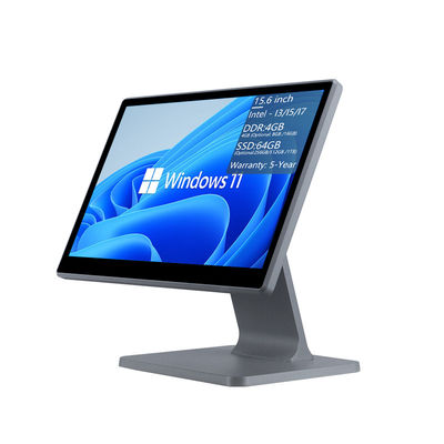 4GB DDR3 메모리 15.6인치 레스토랑용 POS 터미널 올인원 터치 POS 머신 Win POS 시스템