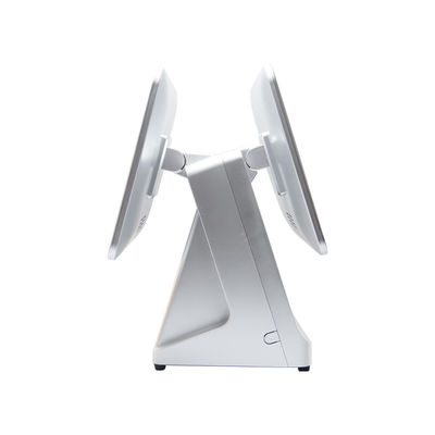 15.6인치 14인치 듀얼 스크린 안드로이드 시스템 POS 머신 (현금 결제 서랍 및 올인원 터치 스마트 소프트웨어 POS 터미널 포함)