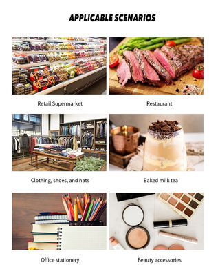 15.6인치 듀얼 스크린 터치 모든 1 POS 시스템 현금 상자와 58mm 프린터 2GB RAM 슈퍼마켓에 구축