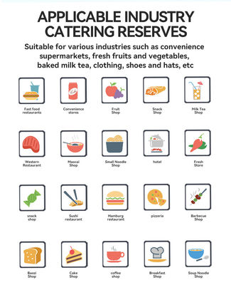 레스토랑 주문 열전사 프린터, 해상도 Win/Android POS 금전등록기 13.3/15.6인치 1366*768 해상도