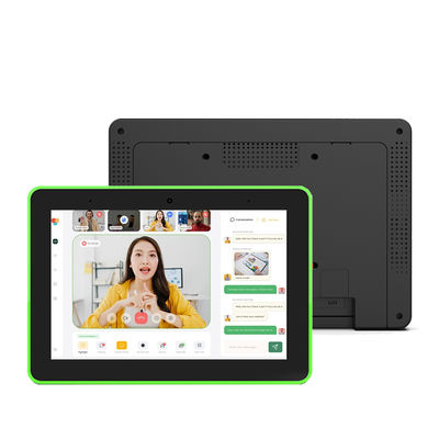 8 - 인치 벽에 장착된 안드로이드 태블릿 PC POE NFC 와이파이 터치 스크린과 함께 4 - 스마트 홈 회의실을위한 측면 LED 조명 호텔 예약 스케줄링