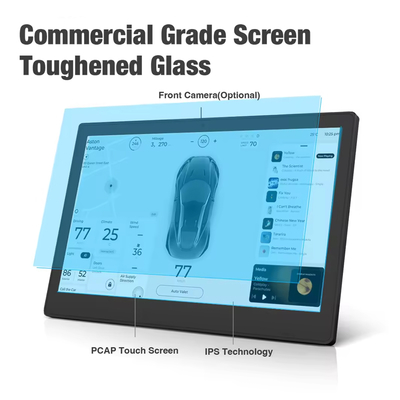 23.6인치 LCD 비디오 벽 디지털 사이니지 광고 디스플레이 로크칩 쿼드 코어 POE 전원 NFC 4GB 32GB 터치 스크린 소매점