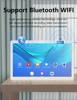 벽에 장착된 24인치 안드로이드 12 태블릿 컴퓨터 PC POE NFC LCD 터치 스크린 상업용 디스플레이 디지털 사이니지 광고 비디오 플레이어