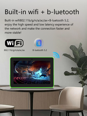 8인치 벽에 장착된 비즈니스 터치 스크린 POE NFC 안드로이드 태블릿 PC LED 조명 디지털 사이니지 디스플레이 회의실 예약 시스템