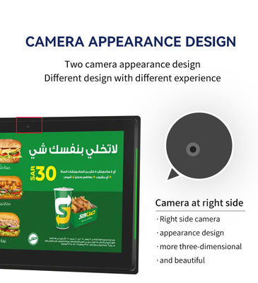 101인치 벽걸이형 비즈니스 안드로이드 태블릿 PC, LED 라이트 바 포함, 회의 일정 디스플레이