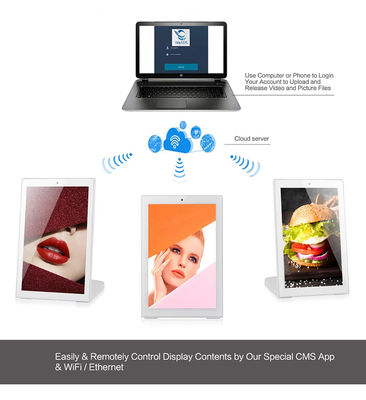 13.3인치 RK3568 L자형 데스크탑 안드로이드 태블릿 PC POE 비즈니스 키오스크 레스토랑 주문