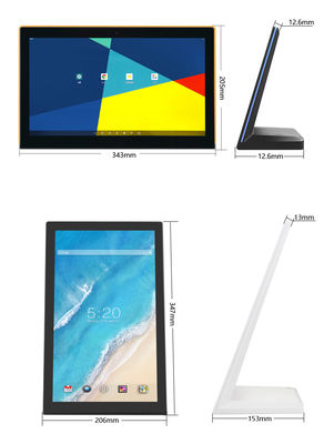 8인치 L 모양 비즈니스 키오스크 터치 스크린 안드로이드 태블릿 PC 고객 서비스 호텔 레스토랑에 대한 피드백