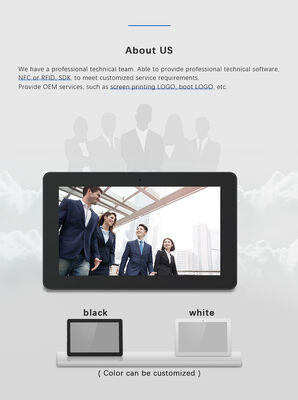 월 마운트 32인치 디지털 사이니지 광고 디스플레이 안드로이드 태블릿 PC POE NFC 와이파이 기능