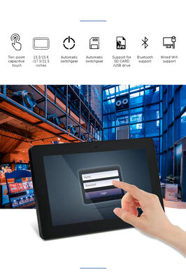 월 마운트 32인치 디지털 사이니지 광고 디스플레이 안드로이드 태블릿 PC POE NFC 와이파이 기능