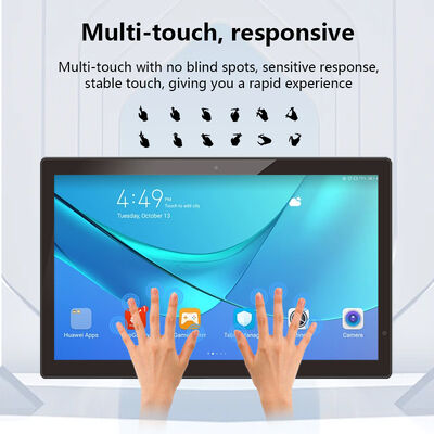벽걸이형 15.6인치 1080p IPS 윈도우 10 OS 태블릿 PC POE NFC RJ45 Wi-Fi 터치 스크린 비즈니스 광고 디스플레이