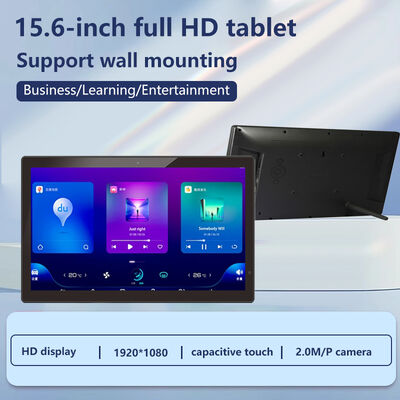 벽걸이형 15.6인치 1080p IPS 윈도우 10 OS 태블릿 PC POE NFC RJ45 Wi-Fi 터치 스크린 비즈니스 광고 디스플레이