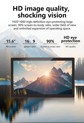 벽걸이형 15.6인치 1080p IPS 윈도우 10 OS 태블릿 PC POE NFC RJ45 Wi-Fi 터치 스크린 비즈니스 광고 디스플레이