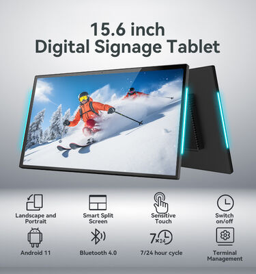 회의실용 1080p IPS 디스플레이 및 POE NFC RFID 지원 15.6인치 RK3566 쿼드코어 안드로이드 태블릿 PC