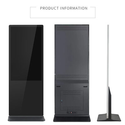 43 인치 바닥 서있는 디지털 사이니지 LCD 광고 디스플레이 터치 스크린 스마트 키오스크 포스터 플레이어 쇼핑몰