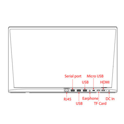 13.3인치 IPS 화면 안드로이드 태블릿, 옥타코어 1.5GHz 프로세서 및 10포인트 정전식 터치