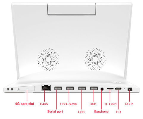 POS 애플리케이션용 2GB RAM 및 NFC 기능이 탑재된 14인치 IPS 디스플레이 안드로이드 태블릿