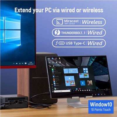 상업 및 산업용 Hopestar 15.6인치 초슬림 풀 HD IPS 터치스크린 모니터