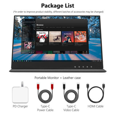 상업 및 산업용 Hopestar 15.6인치 초슬림 풀 HD IPS 터치스크린 모니터