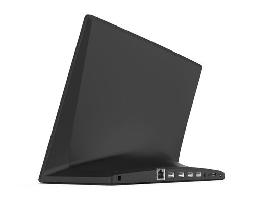 L자형 13.3" 올인원 안드로이드 태블릿 PC FHD IPS LCD 와이파이 Rockchip 쿼드 코어 터치스크린 레스토랑 주문 POS 태블릿
