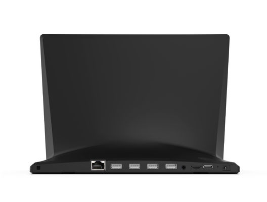 L자형 13.3" 올인원 안드로이드 태블릿 PC FHD IPS LCD 와이파이 Rockchip 쿼드 코어 터치스크린 레스토랑 주문 POS 태블릿