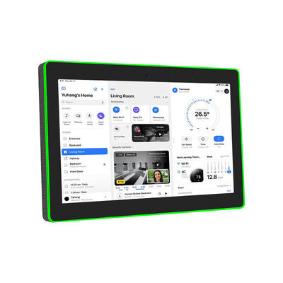 품질  13.3Inch Wall Mounted Conference Room Tablet NFC/RFID POE Commercial Android Tablet Surrounding Led Light 공장