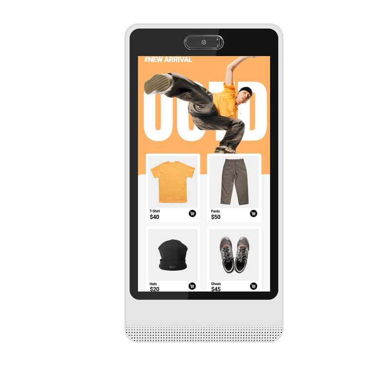 32인치 안드로이드 14 실내 SDK 벽걸이 AI 디지털 사이니지 광고 터치 스크린 포스터 디스플레이 가상 인간 상점 호텔