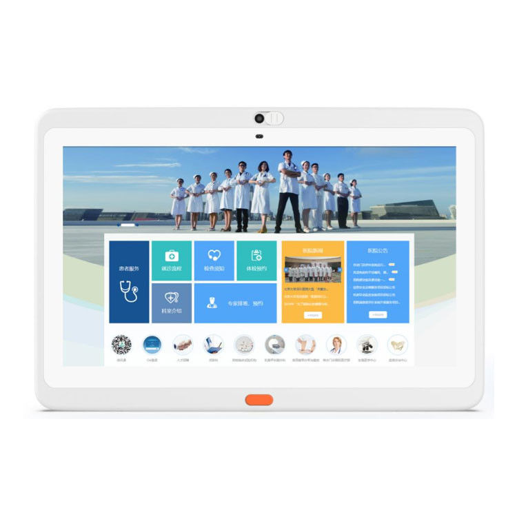 13.3 인치 FHD 의료 태블릿 PC 하나 버튼 호출 IPS POE RJ45 랜 포트