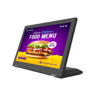 셀프 서비스 RK3566 프로세서 레스토랑 주문용 13.3 인치 POE NFC RGB LED 라이트 바 5MP 카메라 안드로이드 11