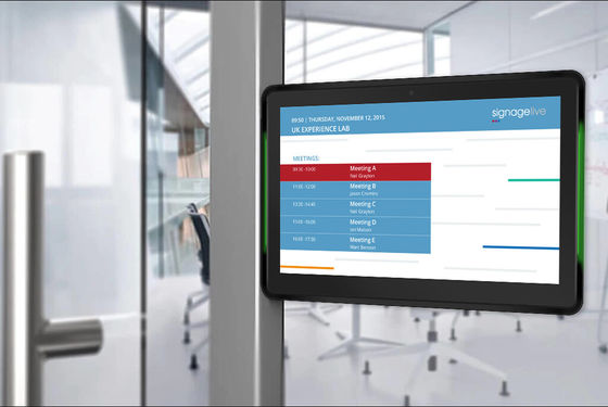 IPS 안드로이드 8.1 회의실 회의실 태블릿 POE LED 라이트 바